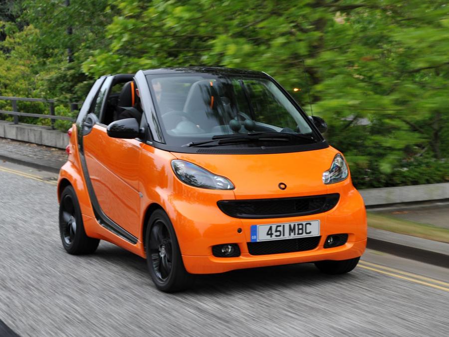  Smart ForTwo Cabrio Edition Nightorange (A451) 2011 года  (UK) (фото 12 из 12)